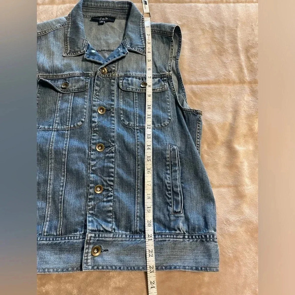 Joh Denim Vest Size Medium - Picture 4 of 6
